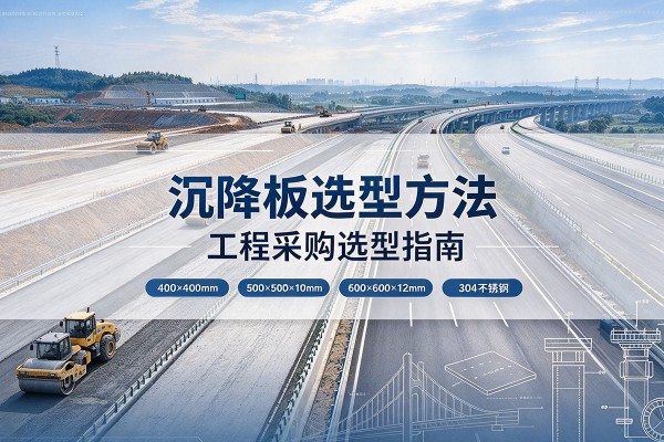 和平沉降板选择方法